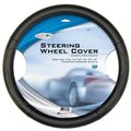 Unique Accessories Unique Accessories 38853 Leatherette Steering Wheel Cover; Black 155174